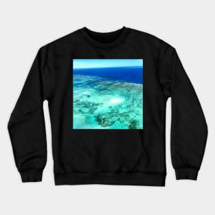 Great Barrier Reef Panoramic View Crewneck Sweatshirt